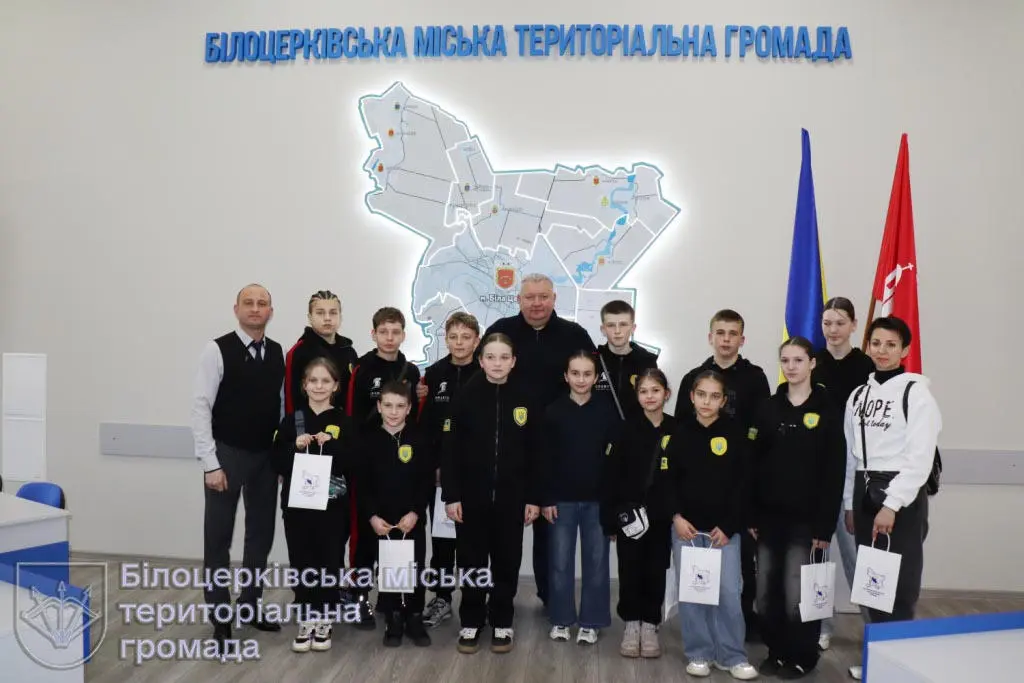 Юні гості з Павлограда – у Білоцерківській міській раді